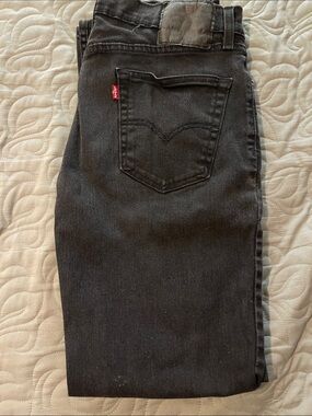 Levi's Faded Black Men's Slim Straight Jeans 514 32 x 32